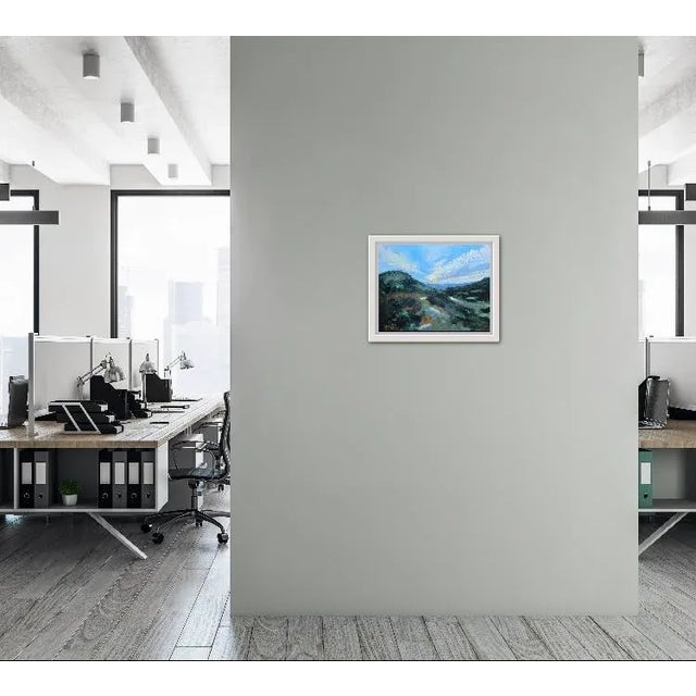 2020s Original Abstract American Southwest Desert Landscape – Oil Painting For Sale - Image 5 of 6