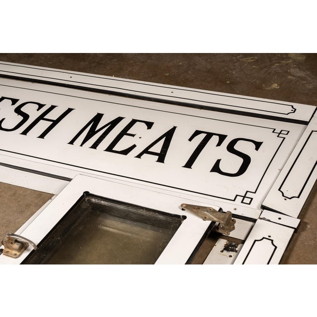 Early 20th Century Porcelain Butcher Shop Walk-in Cooler Wall For Sale - Image 4 of 7