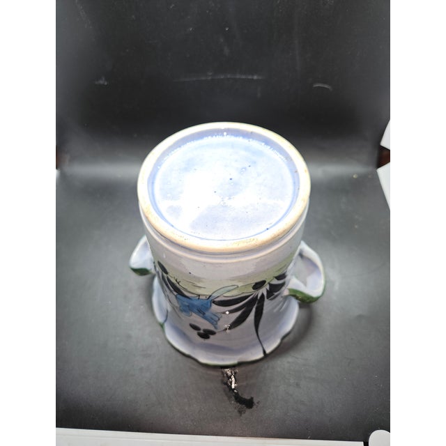 1990s Vintage Mexican Pottery Vase or Planter For Sale - Image 5 of 5