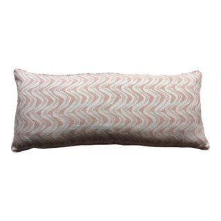 Wavy Pink Designed Pillow For Sale