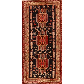 Middle Eastern Hand-Knotted Rug in Wool For Sale