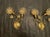 Mid-Century Modern Hollywood Regency Gold-Plated Brass Wall Lamps with Swarovski Crystals from Ernst Palme Palwa, 1960s, Set of 3 For Sale - Image 10 of 18