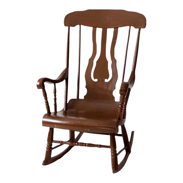 Antique Wooden Rocking Chair Chairish