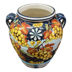 Hand Painted Italian Majolica Urn