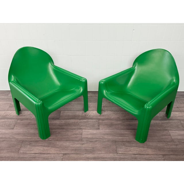 1970s Model 4794 Armchairs by Gae Aulenti for Kartell, 1970s, Set of 2 For Sale - Image 5 of 18