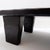 Black Large Coffee Table in Black Hammered Wood For Sale - Image 8 of 12