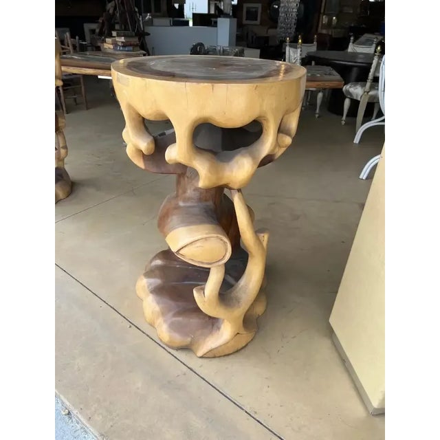 Tall Truffle Trunk Pedestal '2 Available' | Chairish