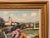 Ming Feng Framed Oil Painting on Canvas 32"- Village Landscape For Sale - Image 6 of 12
