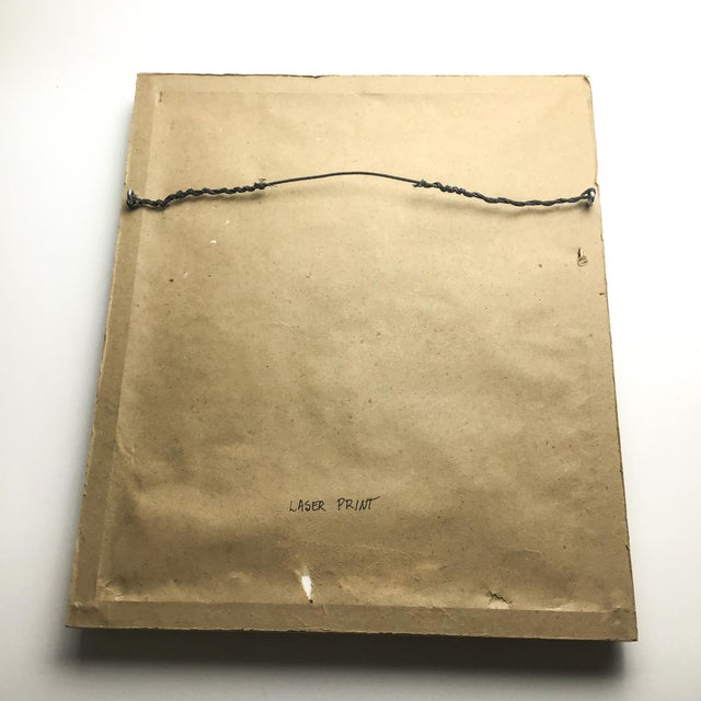 Vintage Native American Framed Laser Print For Sale - Image 4 of 8