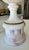Single Italian Tall Alabaster and Brass Urn Handles Table Lamp For Sale - Image 14 of 18