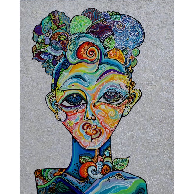 This is a one-of-a-kind original cubist painting by San Diego artist, Alexander Arshansky. Its dimensions are 30" x 24" x...