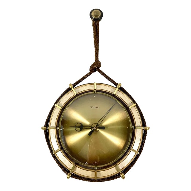 Vintage Wall Clock from Diehl, 1940s For Sale