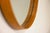 Mid-Century Modern Round Mirror with Beech Frame, Italy, 1960s For Sale - Image 3 of 4