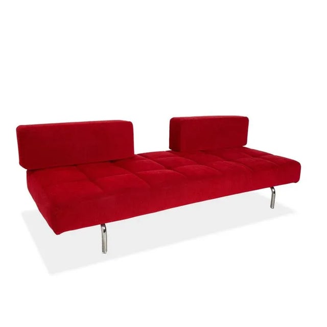 Jerry Lounger in Red Fabric from Brühl For Sale - Image 4 of 15