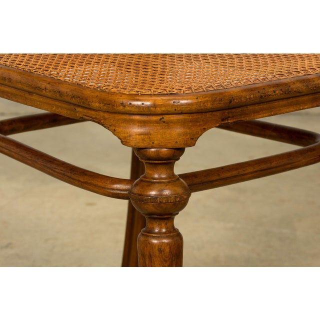 Set of 10 Late 19th Century Austrian Thonet Bentwood Cane Dining Chairs For Sale - Image 12 of 18