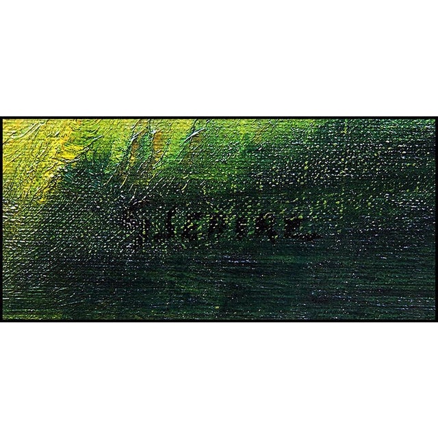Post Impressionist Mid 20th Century Maisons dans les Arbres, Gaston Sebire For Sale - Image 3 of 5