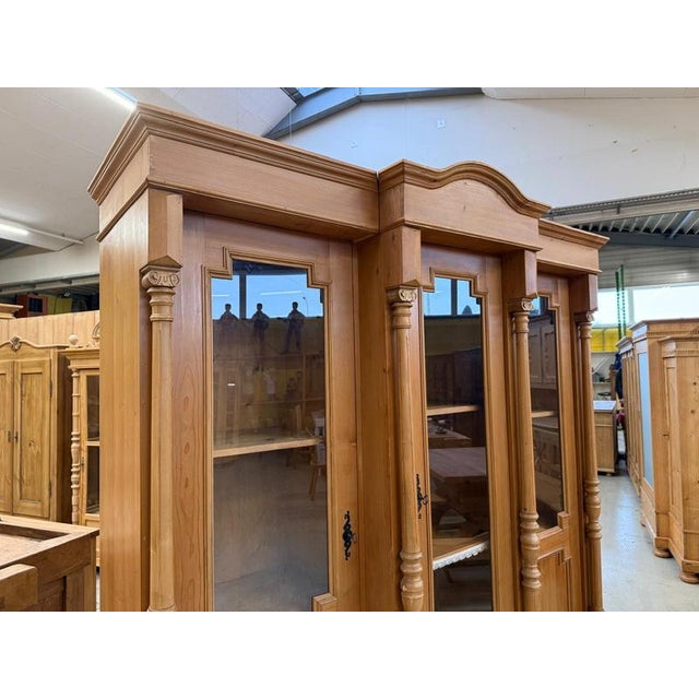 Farmhouse Display Cabinet in Wood For Sale - Image 10 of 18