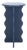 Lilith Wavy Accent Table in Blue For Sale