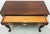 Late 20th Century Henkel Harris Solid Mahogany Philadelphia Queen Anne Lowboy Chest For Sale - Image 11 of 17