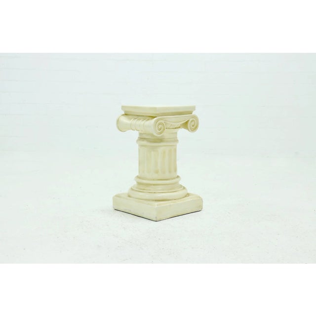 Neoclassical Plaster Pedestal, 1980s For Sale - Image 6 of 10