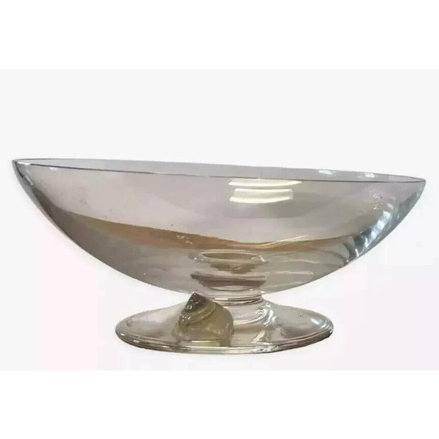 Snail-Shaped Bowl in Clear Crystal, 1970s For Sale - Image 4 of 6