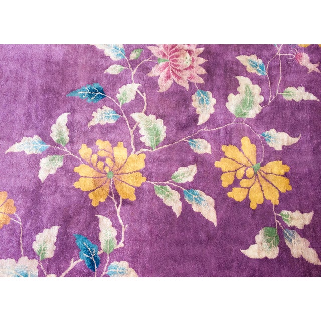 Early 20th Century Chinese Art Deco Rug For Sale - Image 4 of 13