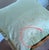 Pair Palm Beach Style 20" by 20" Velvet Shell, Silk Trim, Duck Feather Pillows For Sale - Image 4 of 4