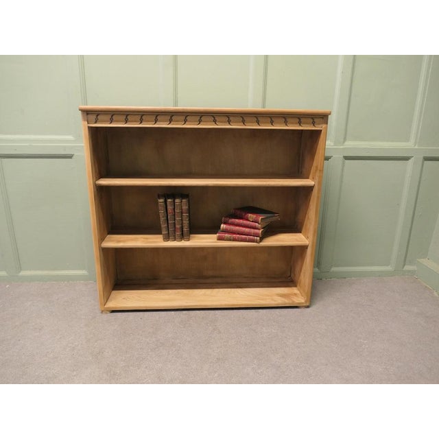 A Good Mid Century Elm Open Front Bookcase This is a good quality Elm open book shelf The Bookcase is in very good...