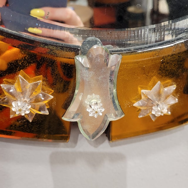 Mid-Century Sunburst Mirror in Murano Glass, 1960s For Sale - Image 17 of 18