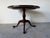 Vintage Queen Anne Style Mahogany Round Pedestal Occasional / Dining Table For Sale - Image 16 of 18