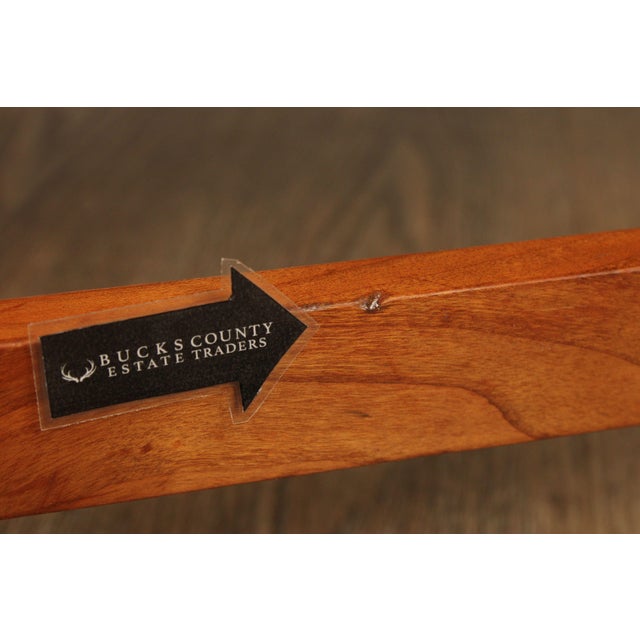 Stickley Mission Collection Cherry Spindle Bench For Sale - Image 17 of 18