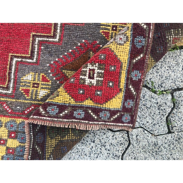 Bohemian Turkish Floral Rug For Sale - Image 4 of 11