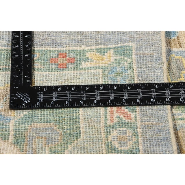 Blue Persian Sultanabad Rug - 10'02 X 12'04 For Sale In Dallas - Image 6 of 9