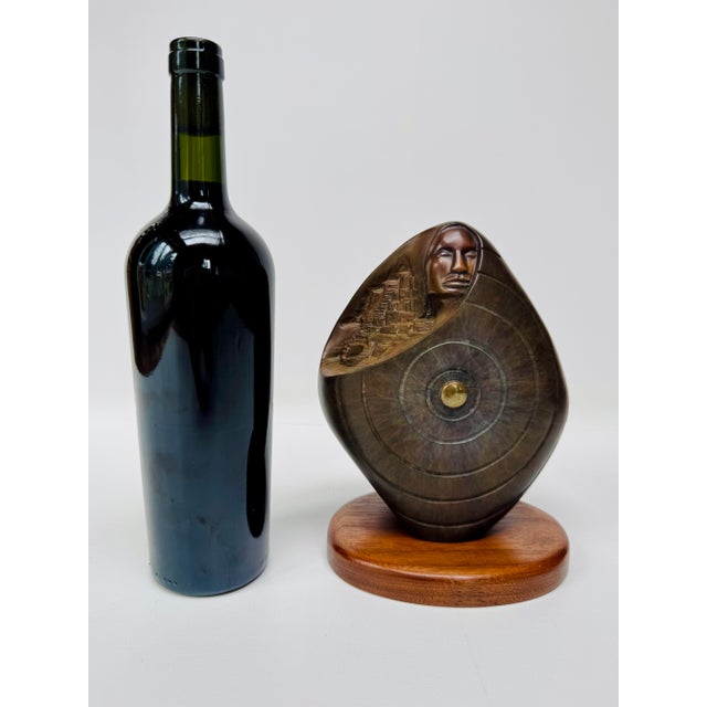 Late 20th Century Robert Dale Tsosie "Amazing Dreams" Limited Edition Bronze Pueblo Sculpture 7/35 For Sale - Image 14 of 14