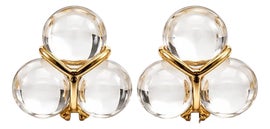 Example of Huggies and Hoop Earrings