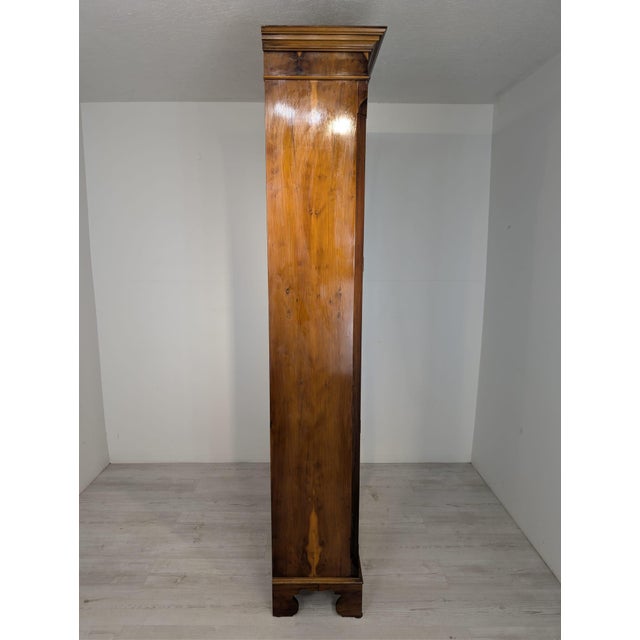 Antique Bookcase in Wood with Burl Finish, 1930s For Sale - Image 17 of 18
