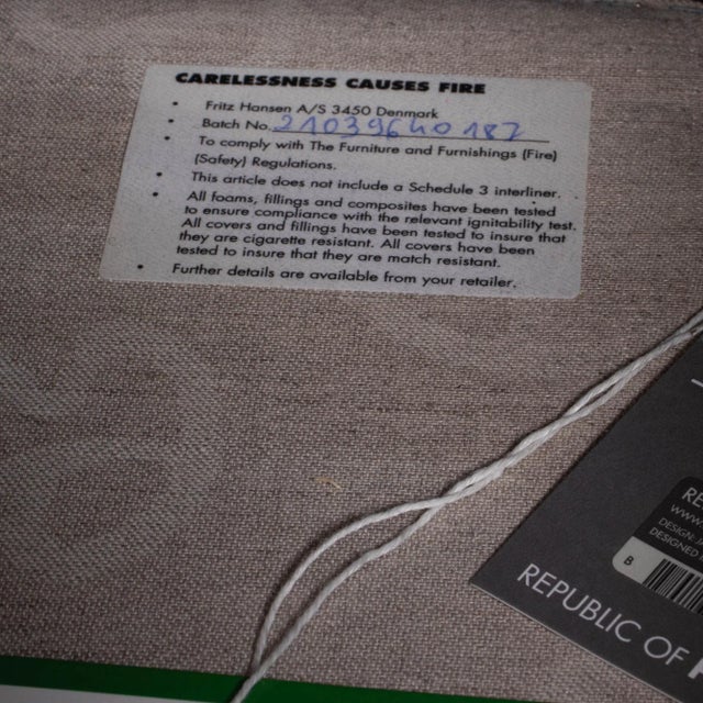 Blue & Gray Ro Sofa by Jaime Hayon for Fritz Hansen For Sale - Image 10 of 11