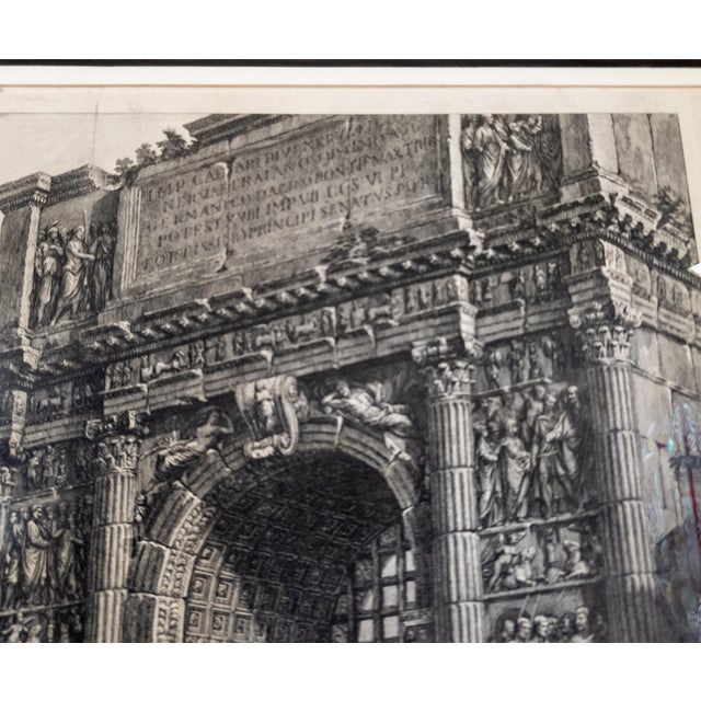 19th Century Architectural Grand Tour Engraving Print of Arch of Traian For Sale - Image 10 of 18