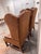 Paul Robert Lexie Hide Wingback Chairs, Pair For Sale - Image 12 of 12