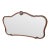 21st Century Walnut Wall / Hallway / Fireplace Mirror . For Sale