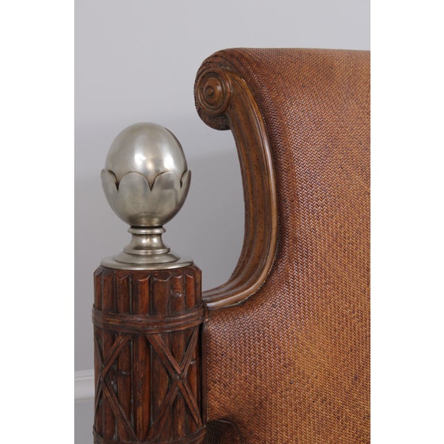 Thomasville Ernest Hemmingway Kilimanjaro Queen Size Bamboo Bed For Sale - Image 15 of 18