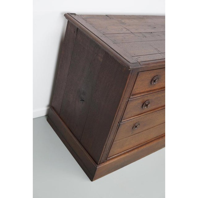 Large Antique French Oak Apothecary / Museum Cabinet, 1900s For Sale - Image 17 of 18