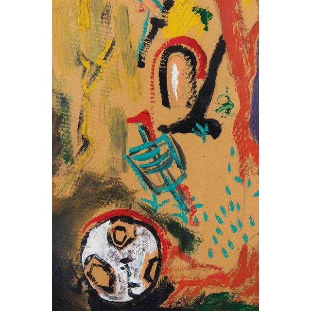 1960s Sirio Pellegrini, In the Wood, Oil Painting, 1967 For Sale - Image 5 of 6