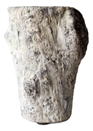 Vintage Faux Bois Vase