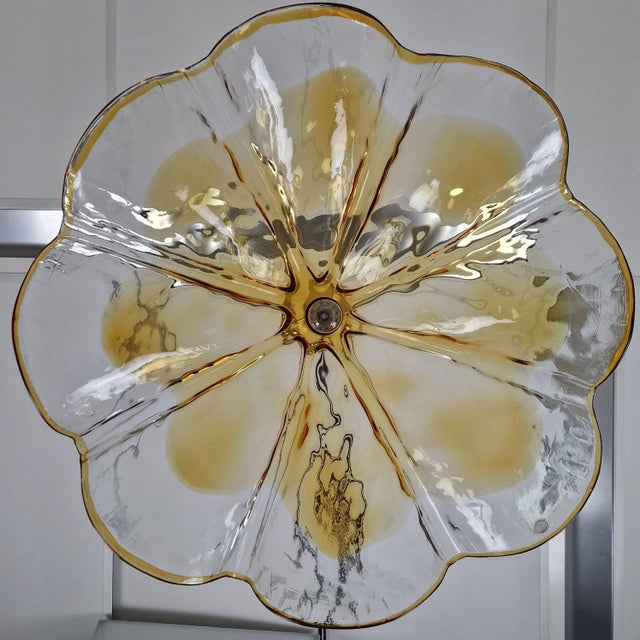 Large Murano Glass Pendant Lamp from La Murrina, Italy, 1980s For Sale - Image 11 of 15