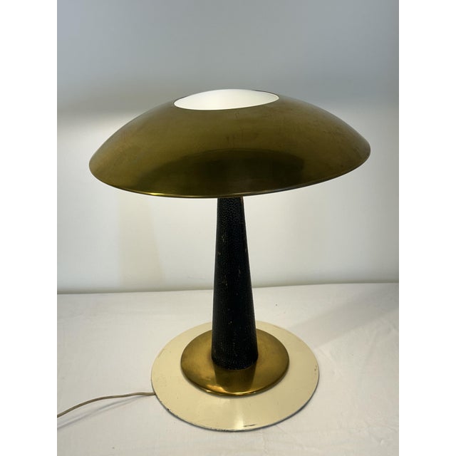 Brown Vintage Table Lamp from Stilnovo, 1950s For Sale - Image 8 of 17