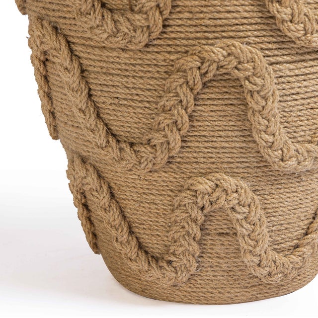 Baha Natural Bamboo Jute Table Lamp For Sale - Image 4 of 7