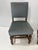 Pair of louis xiii style oak chairs upholstered seat and back in fabric (very clean) twisted legs with h-shaped stretcher...