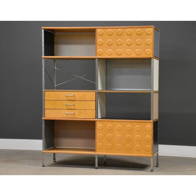 Wood Eames Storage Unit Credenza Esu 420 for Herman Miller For Sale - Image 7 of 10