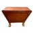1820’s Rare Antique Regency Satinwood Cellarette Bar Cabinet With Gilt-Wood Paw Feet For Sale - Image 4 of 8
